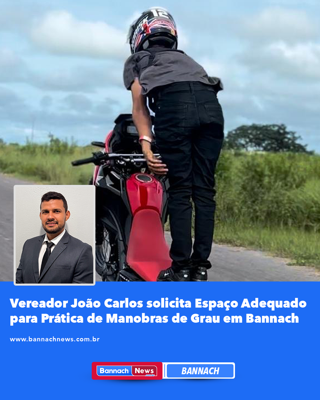 Vereador João Carlos Solicita Espaço Adequado para Prática de Manobras de Grau